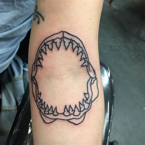 Shark Jaw Bone Tattoos