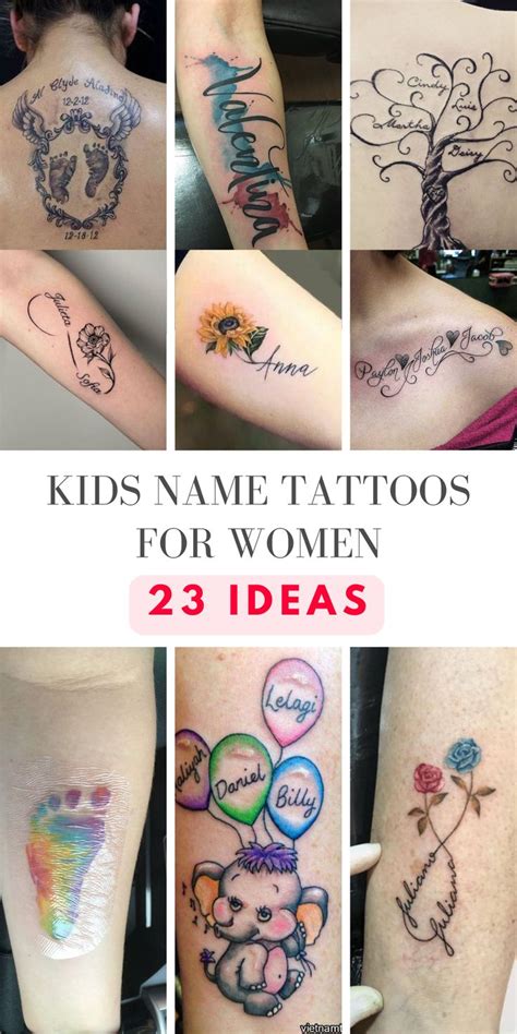 Shoulder Tattoos For Women Showcase The Love For Your Kids With