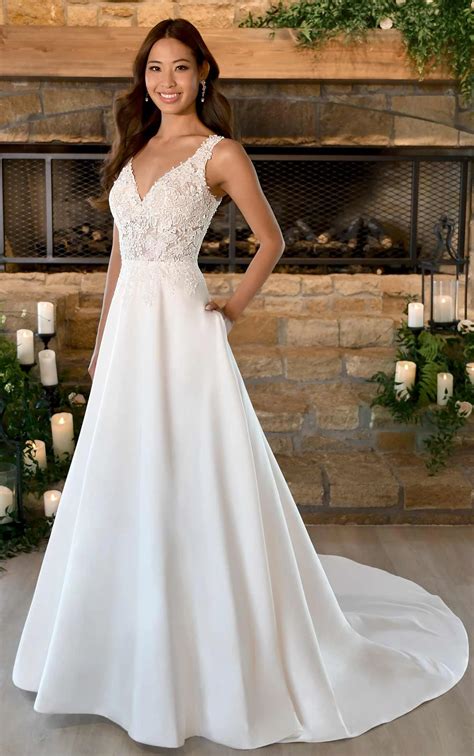 Best Simple Aline Wedding Dress Choices