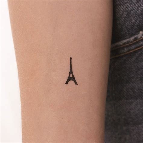 Simple Eiffel Tower Tattoo Simple Eiffel Tower Tattoo