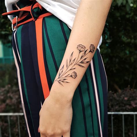 Simple Flower Forearm Tattoos Simple Flower Forearm Tattoos