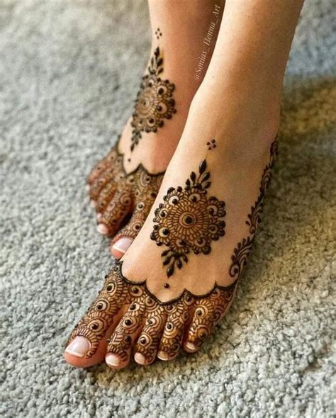 Simple Henna Designs For Legs