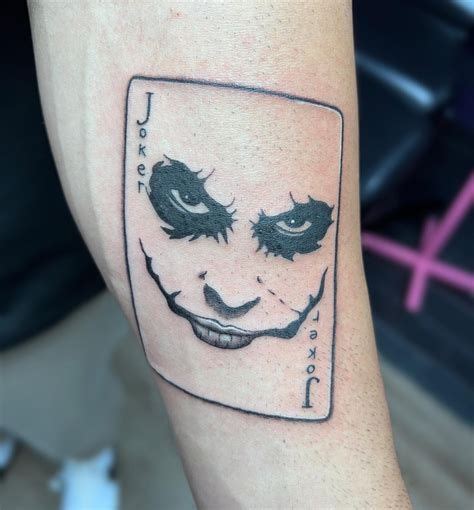 Simple Joker Tattoo Designs