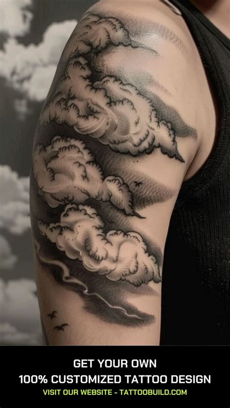 Single Cloud Tattoos