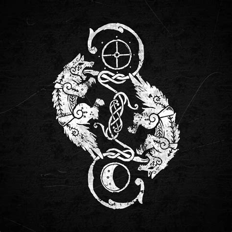 Skoll And Hati Tattoo