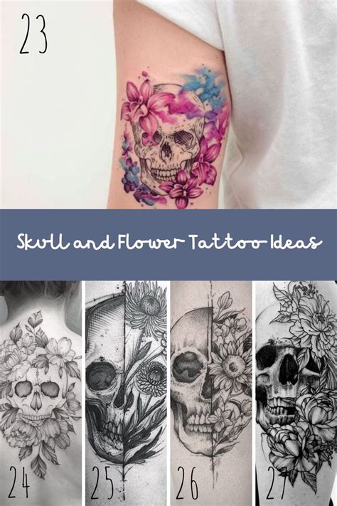 Skull Made Of Flowers Tattoo Meaning Skull Made Of Flowers Tattoo Meaning