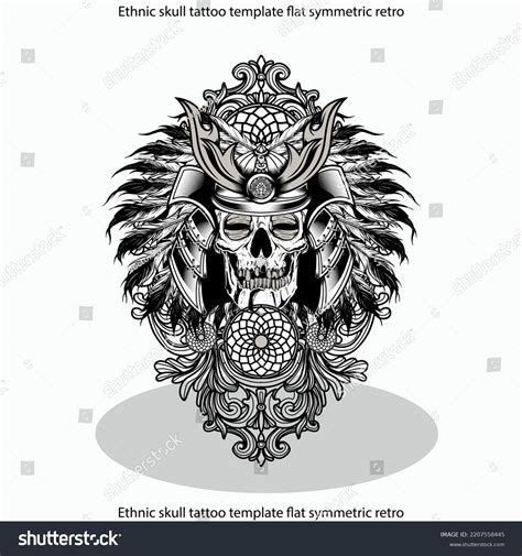 Skull Tattoo Template 65 000 Vectors Stock Photos Amp Psd Files