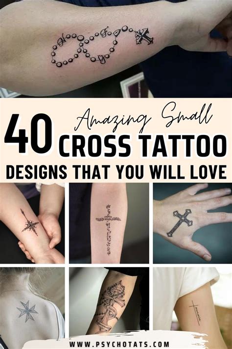 Small Cross Tattoo Designs Symbols Of Spiritual Strength Cross