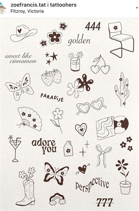 Small Cute Girly Tattoos