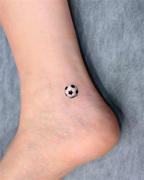 Small Soccer Ball Tattoo Tattoo For A Week