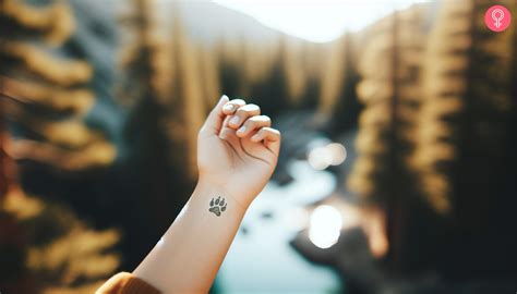 Small Wolf Paw Tattoo Small Wolf Paw Tattoo