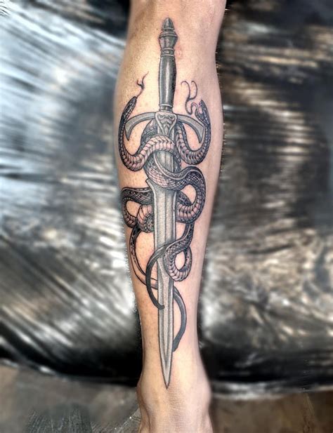 Snake And Sword Tattoodo