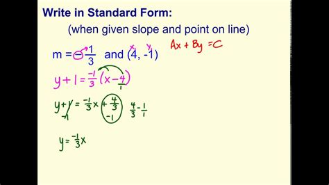 Master Standard Form Slope: Unlock Mathematical Precision Today