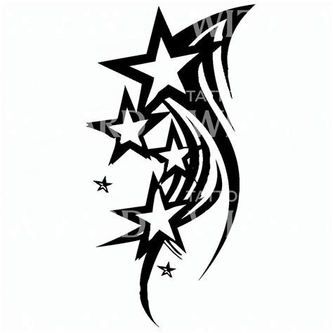 Star Tribal Tattoo Designs