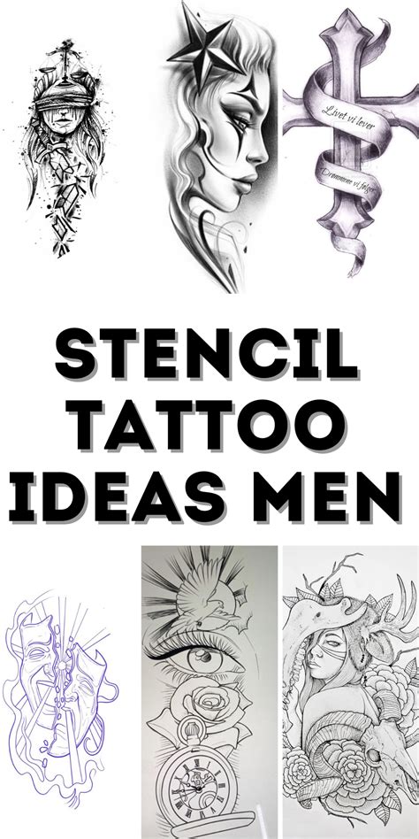 Stencil Tattoo Ideas For Men Bold Designs For Arm Sleeves Forearm Stencil Tattoo Ideas For Men Bold Designs For Arm Sleeves Forearm
