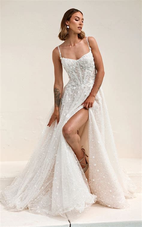 Strap Wedding Dress: TimelessEleganceRevealed