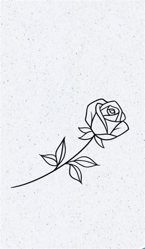 Stunning Simple Rose Tattoo Stencil Design Tatto Mawar Stunning Simple Rose Tattoo Stencil Design Tatto Mawar