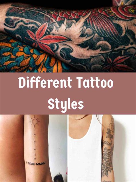 Styles Of Tattoo
