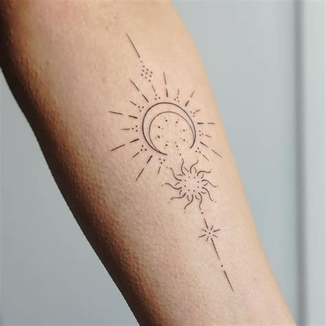 Sun And Moon Tattoo Ideas That Strike The Perfect Balance Artofit