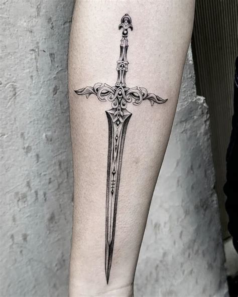 Sword Design Tattoo