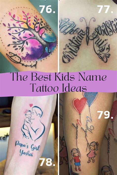 Tattoo Art Typical Name Tattoo Ideas Tattoos With Kids Names Baby
