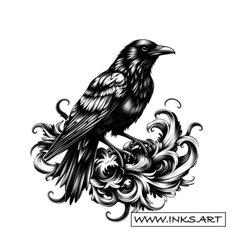 Tattoo Design Crow And Venom Stomach Art Style Blackwork Tattoo Design Crow And Venom Stomach Art Style Blackwork