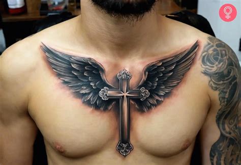 Tattoo Designs Cross With Wings