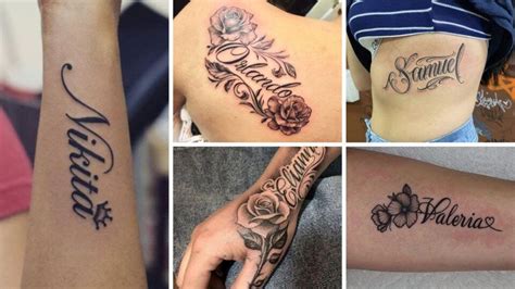 Tattoo Designs Names On Arm