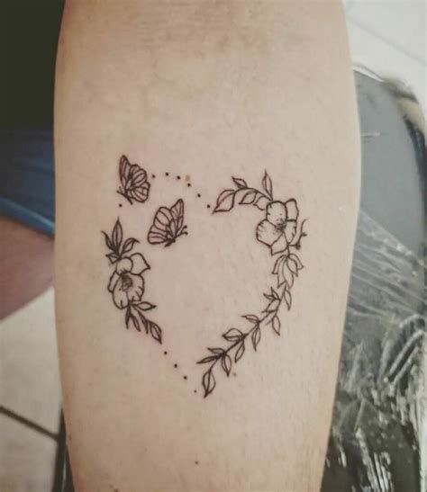 Tattoo Flower Heart