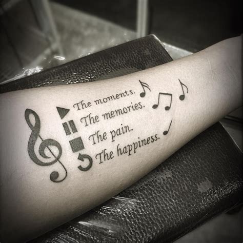 Tattoo Ideas Music Notes