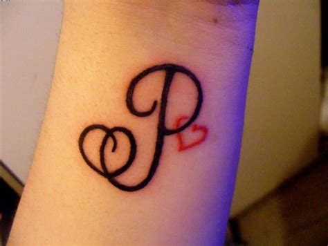 Tattoo Letter P Tattoo Letter P