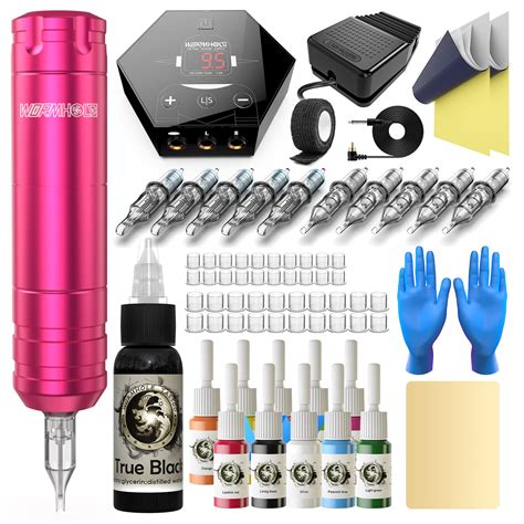 Tattoo Pen Machine Kit With Cartridge Needles Tattoopo