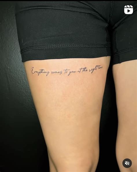 Tattoo Quotes For Women On Thigh Tattoo Quotes For Women On Thigh