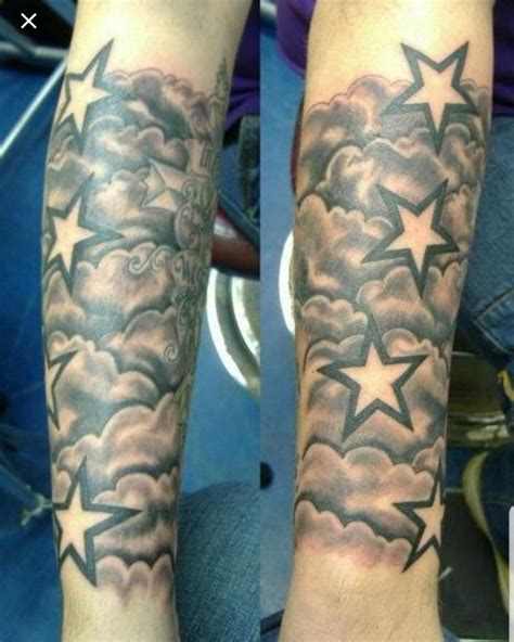 Tattoo Stars And Clouds Forearm Tattoo Ideas Tattoo Stars And Clouds Forearm Tattoo Ideas