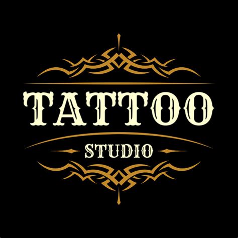 Tattoo Studio Logo Template Postermywall