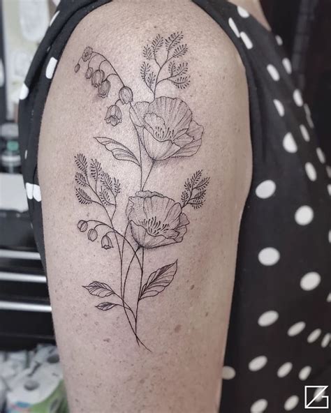 Tattoo Uploaded By Hammersmith Tattoo London Fine Line Flower Tattoo
