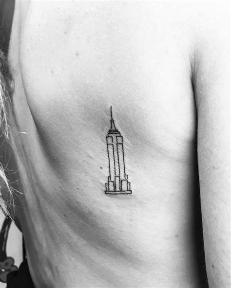 Tatuagem De Silhueta Do Empire State Building T Rtattoo Empire State