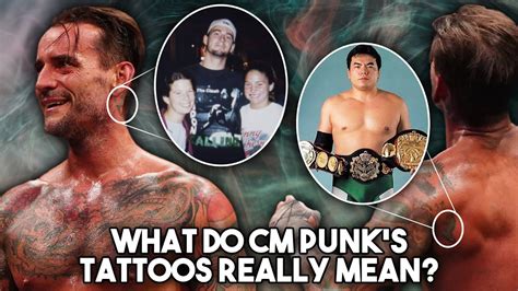 The Hidden Meanings Behind Every Cm Punk Tattoo Youtube