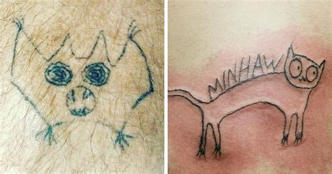 This Brazilian Tattoo Artist Is Horrible At Drawing But People Still