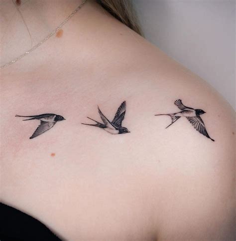 Three Birds Tattoo Designs