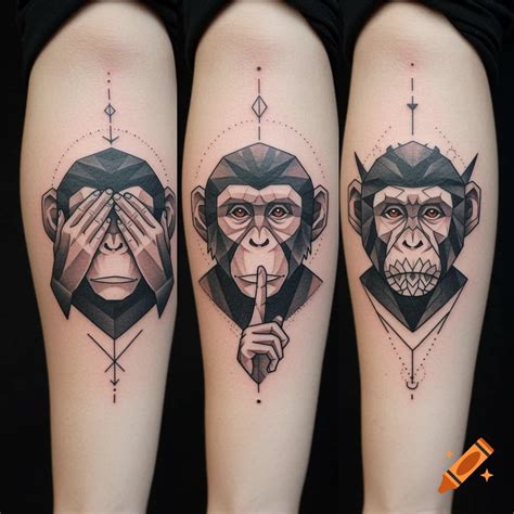 Three Wise Monkeys Tattoo