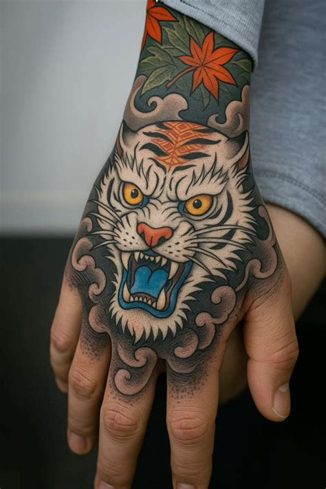 Tiger Hand Tattoo By Chelstine Clibourne Me At 454 Tattoo In San Diego Encinitas Ca R Tattoo