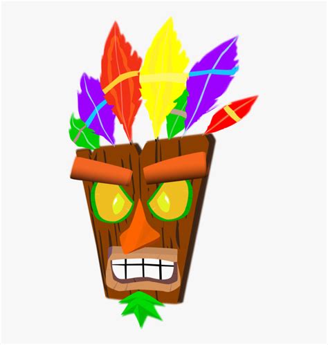 Tiki Mask Crash Bandicoot Vision Boarding Fan Art Tiki From Crash Bandicoot Free Transparent Png Clipart Images Download