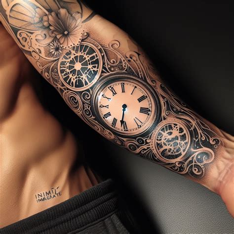 Time Clock Tattoo Design Simple 100 Timeless Clock Tattoo Ideas With