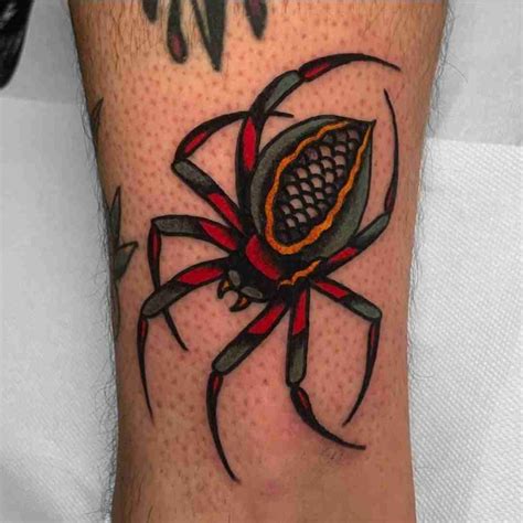 Trad Spider Tattoo