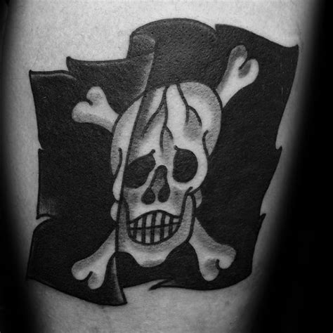 Traditional Jolly Roger Tattoo Traditional Jolly Roger Tattoo