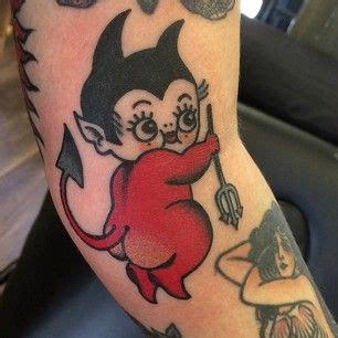 Traditional Little Devil Tattoo