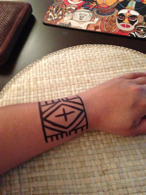 Traditional Papuan Tattoo From Hula Area Central Province Papua New