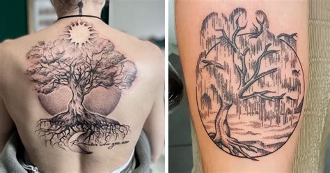 Tree Back Tattoos