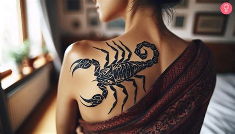 Tribal Scorpion Tattoo Design Tribal Scorpion Tattoo Design